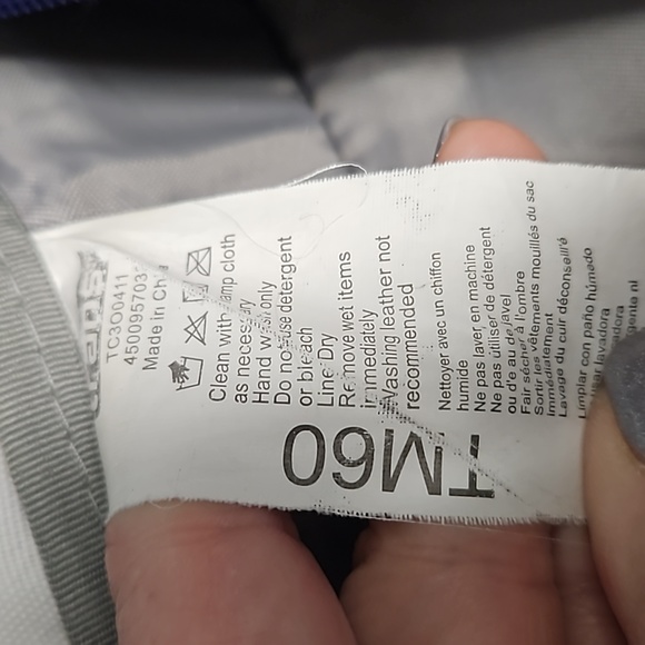 TRANS by Jansport TM60 Supermax Plaid Backpack - purple black white - Picture 6 of 12